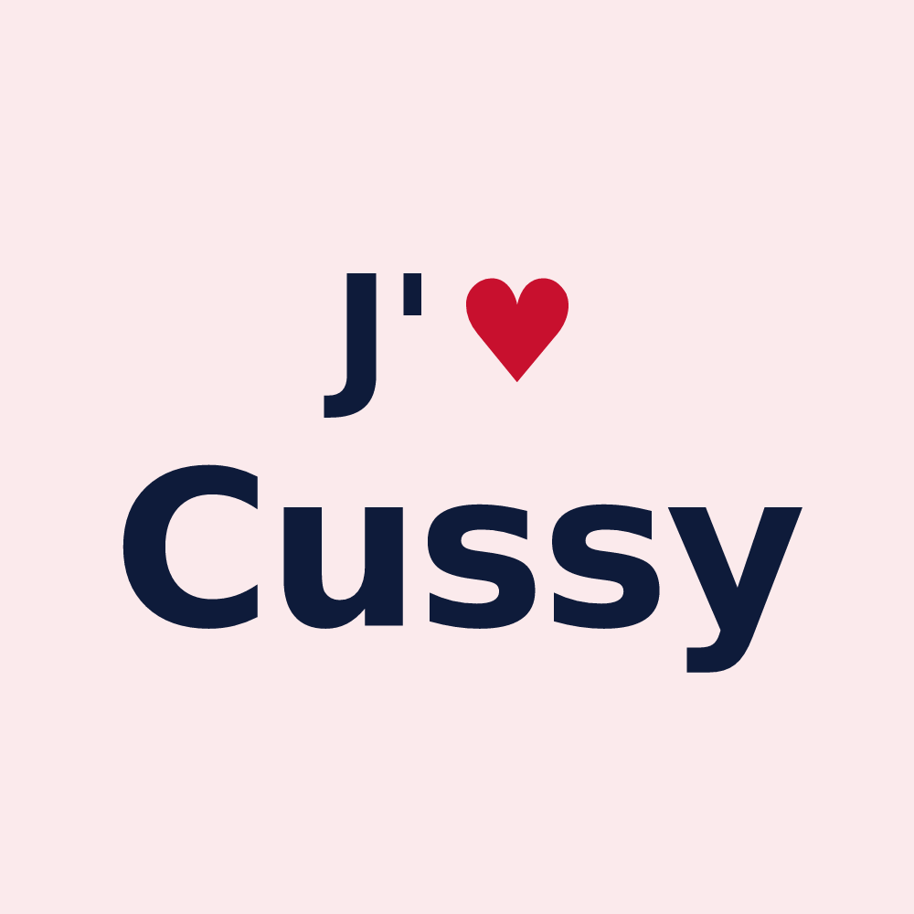 Magnet personnalisé Cussy — design J'aime Cussy