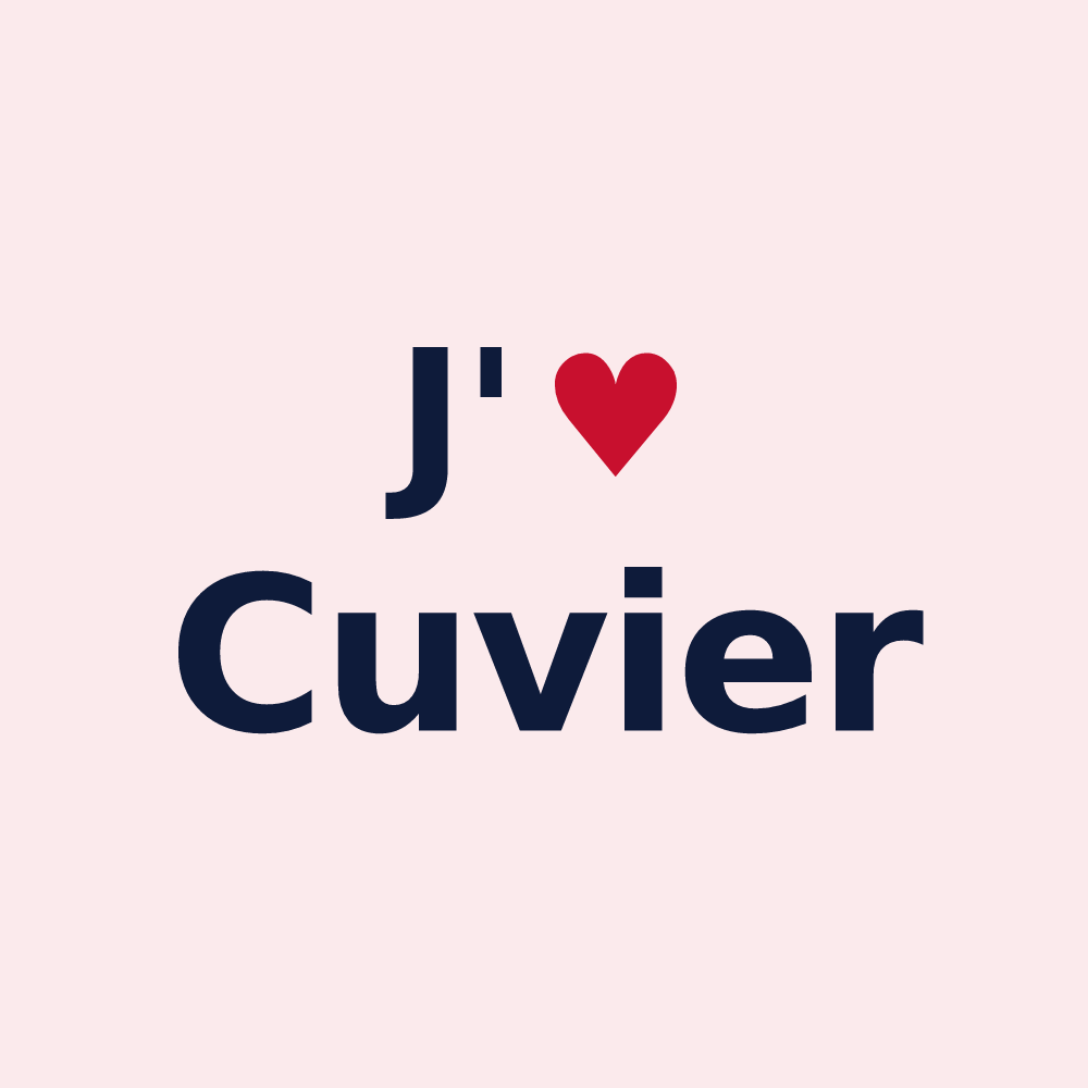 Magnet personnalisé Cuvier — design J'aime Cuvier