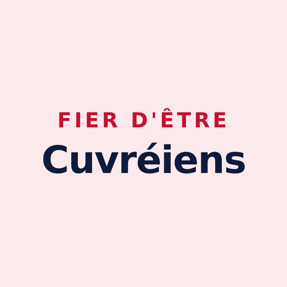 Magnet « Fier d'être Cuvréiens » — design pour Cuvry