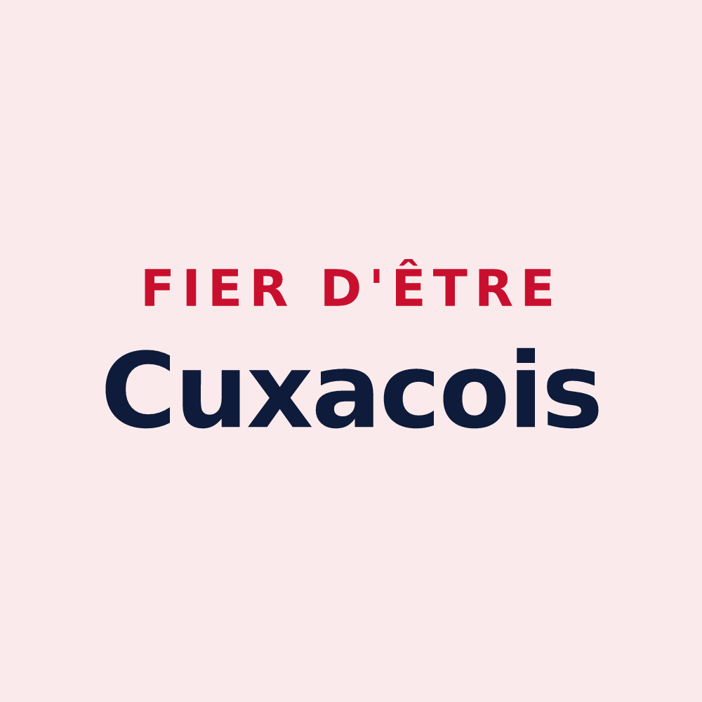 Magnet « Fier d'être Cuxacois » — design pour Cuxac-Cabardès