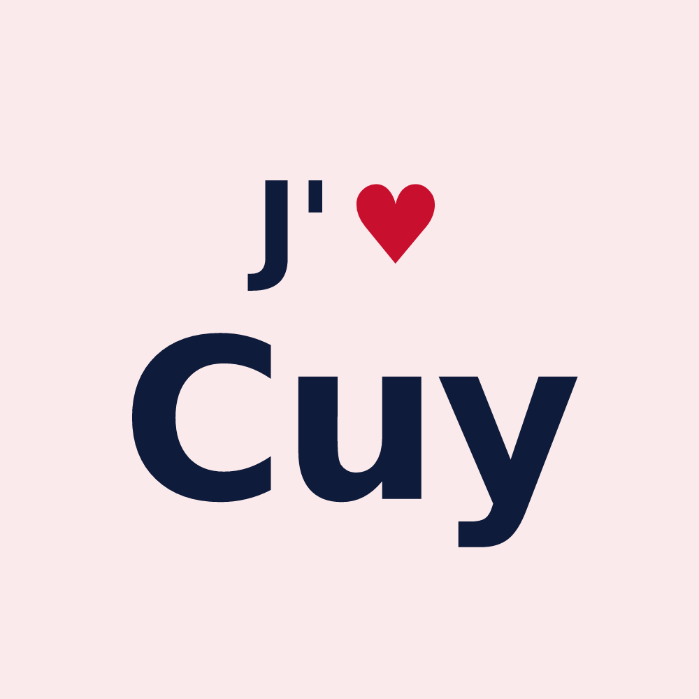 Magnet personnalisé Cuy — design J'aime Cuy