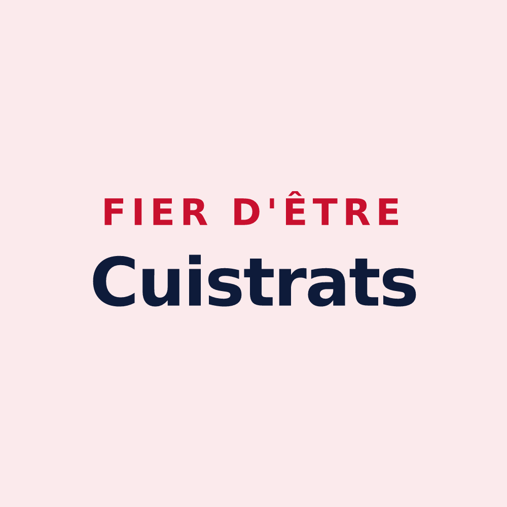Magnet « Fier d'être Cuistrats » — design pour Cuy