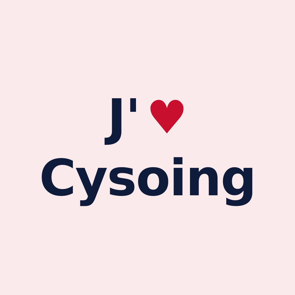 Magnet personnalisé Cysoing — design J'aime Cysoing