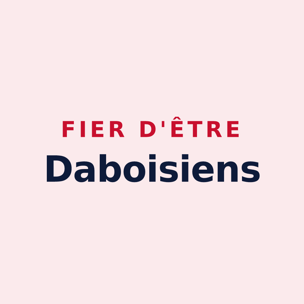 Magnet « Fier d'être Daboisiens » — design pour Dabo