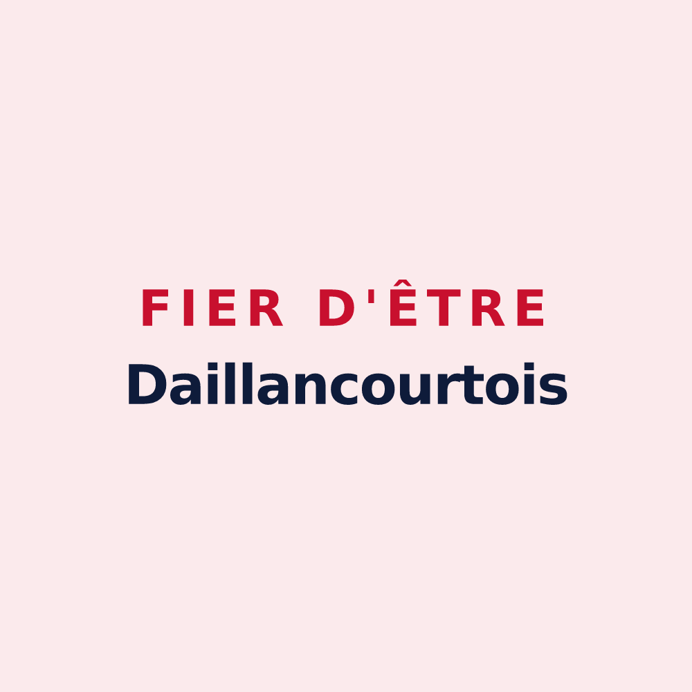 Magnet « Fier d'être Daillancourtois » — design pour Daillancourt