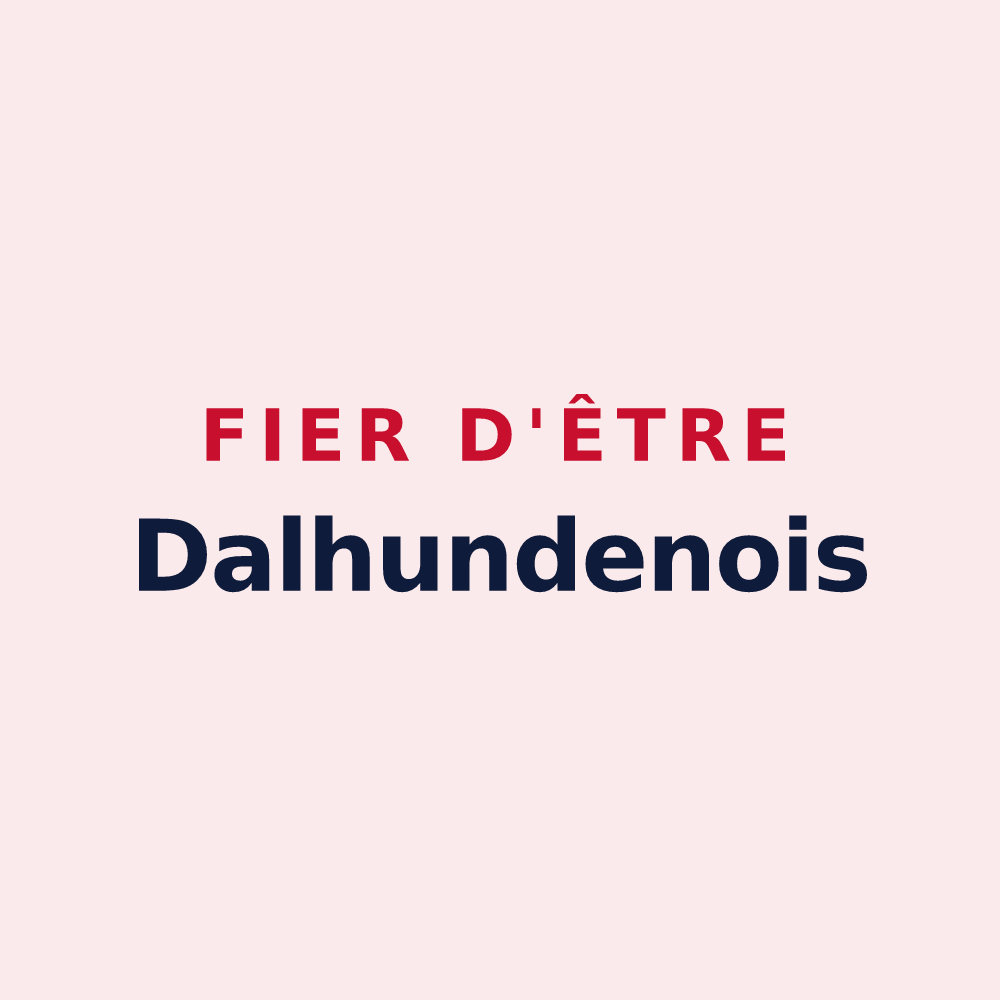 Magnet « Fier d'être Dalhundenois » — design pour Dalhunden