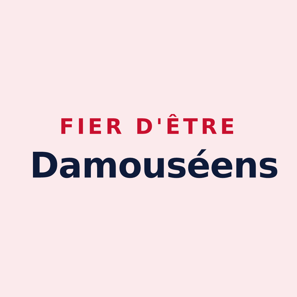 Magnet « Fier d'être Damouséens » — design pour Damousies