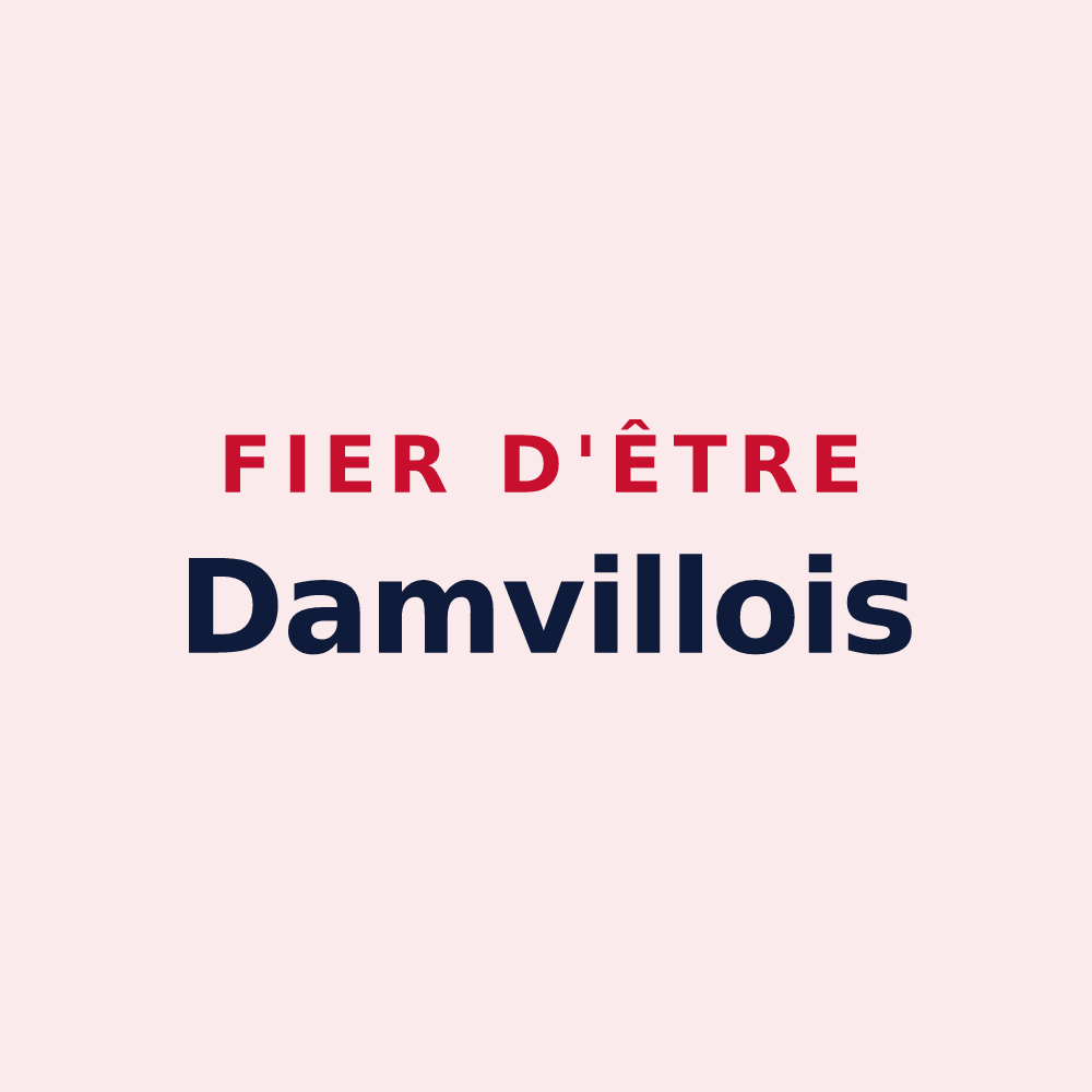 Magnet « Fier d'être Damvillois » — design pour Damvillers