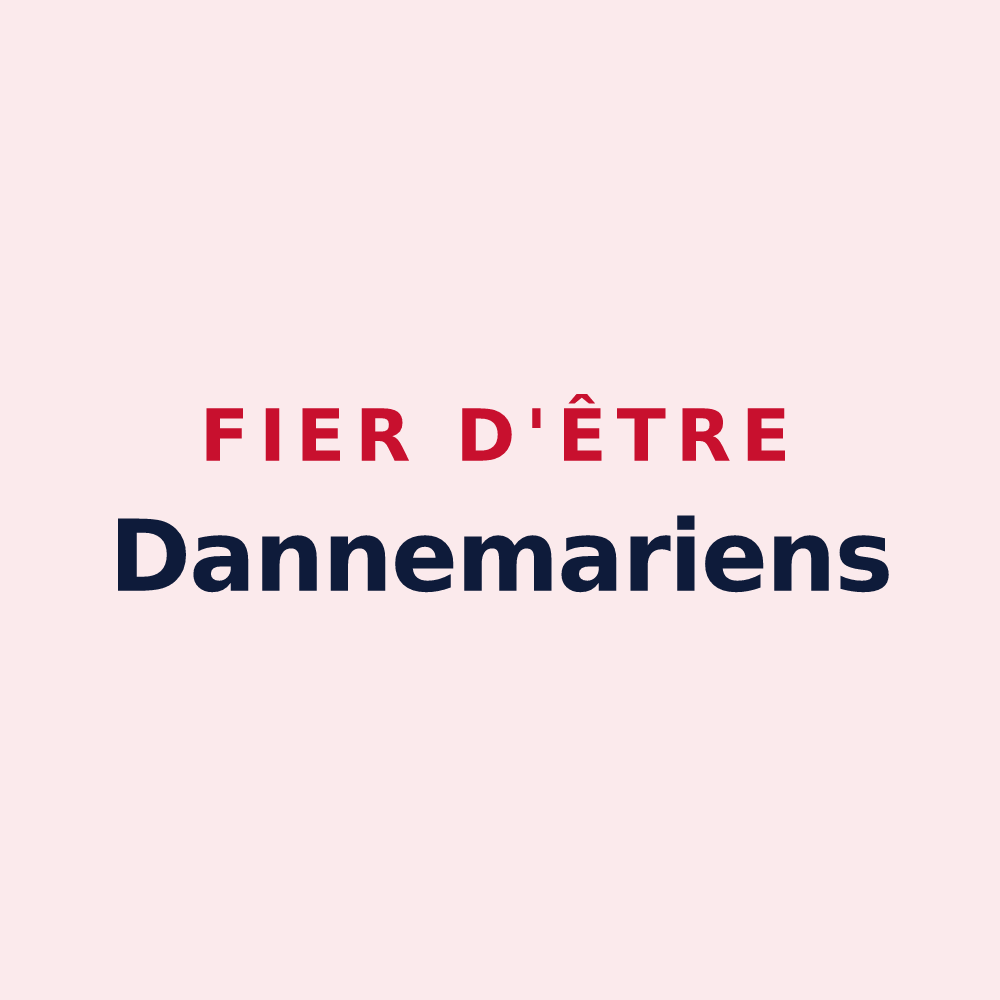 Magnet « Fier d'être Dannemariens » — design pour Dannemarie
