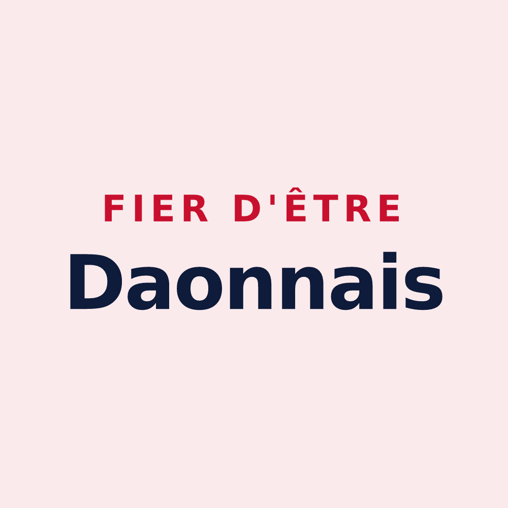Magnet « Fier d'être Daonnais » — design pour Daon