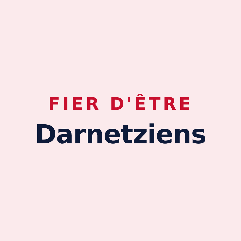 Magnet « Fier d'être Darnetziens » — design pour Darnets