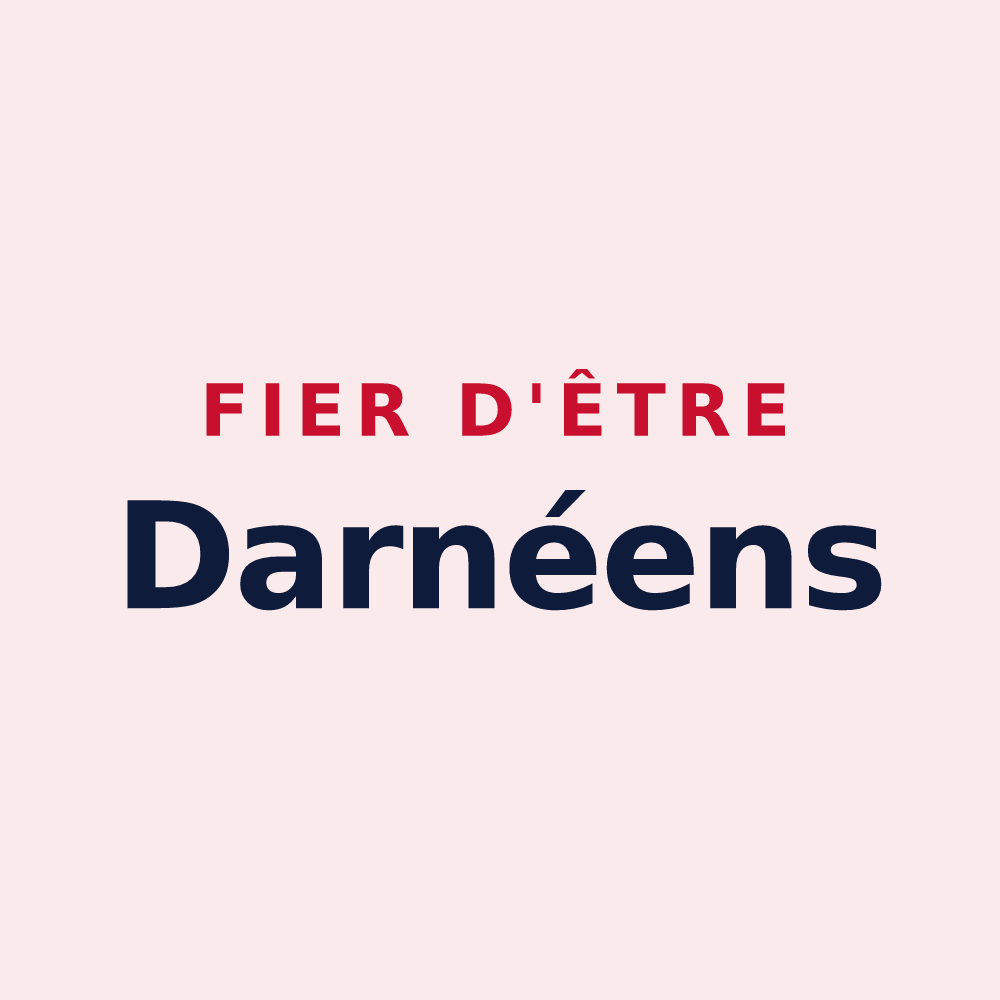 Magnet « Fier d'être Darnéens » — design pour Darney