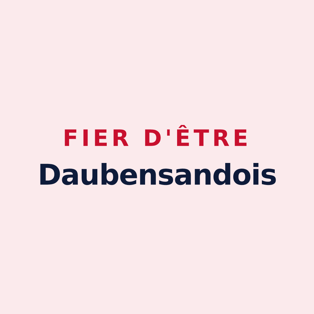 Magnet « Fier d'être Daubensandois » — design pour Daubensand