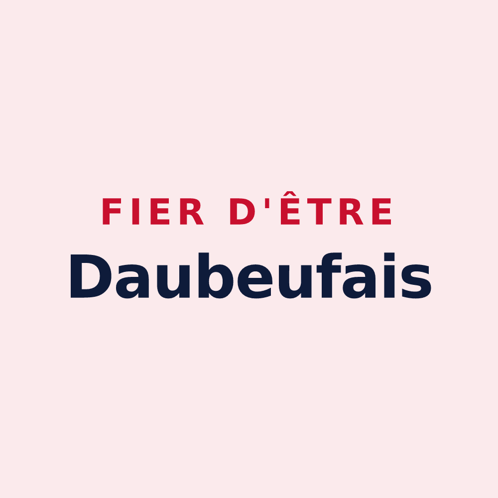Magnet « Fier d'être Daubeufais » — design pour Daubeuf-la-Campagne