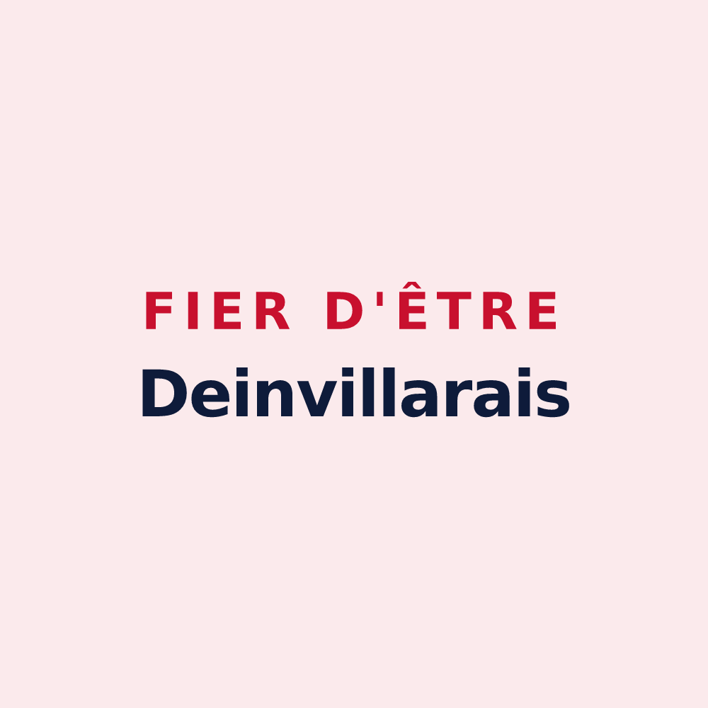 Magnet « Fier d'être Deinvillarais » — design pour Deinvillers