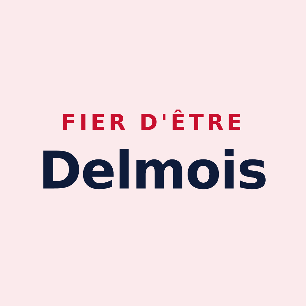 Magnet « Fier d'être Delmois » — design pour Delme