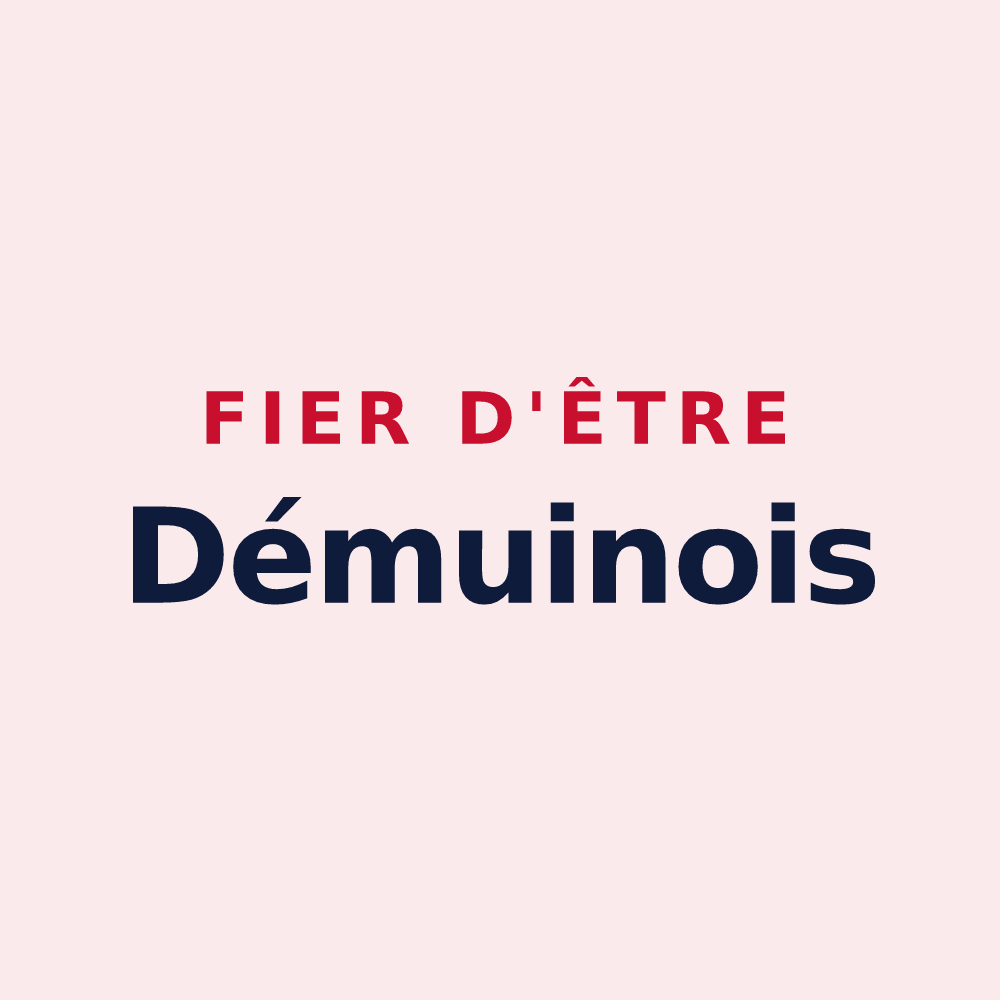 Magnet « Fier d'être Démuinois » — design pour Démuin