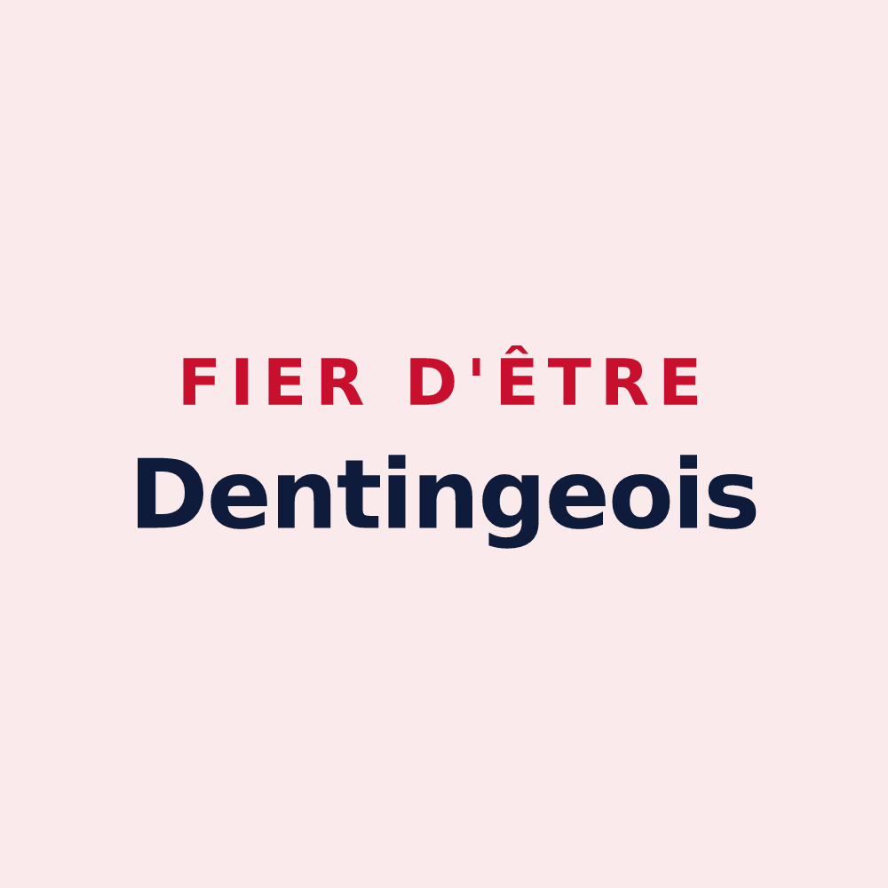 Magnet « Fier d'être Dentingeois » — design pour Denting