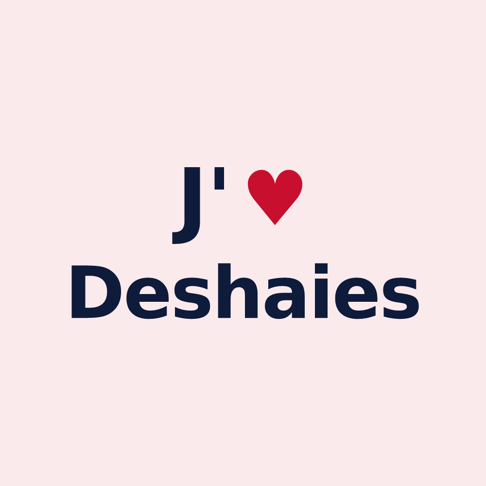 Magnet personnalisé Deshaies — design J'aime Deshaies