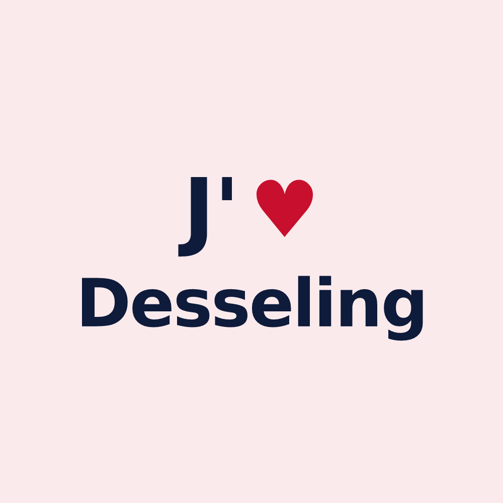 Magnet personnalisé Desseling — design J'aime Desseling