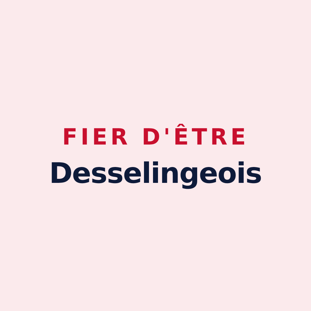 Magnet « Fier d'être Desselingeois » — design pour Desseling