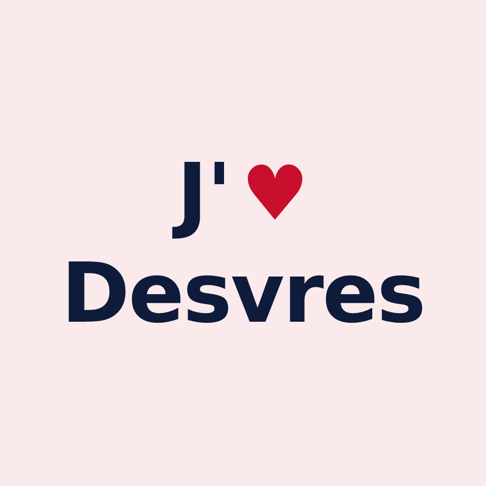 Magnet personnalisé Desvres — design J'aime Desvres