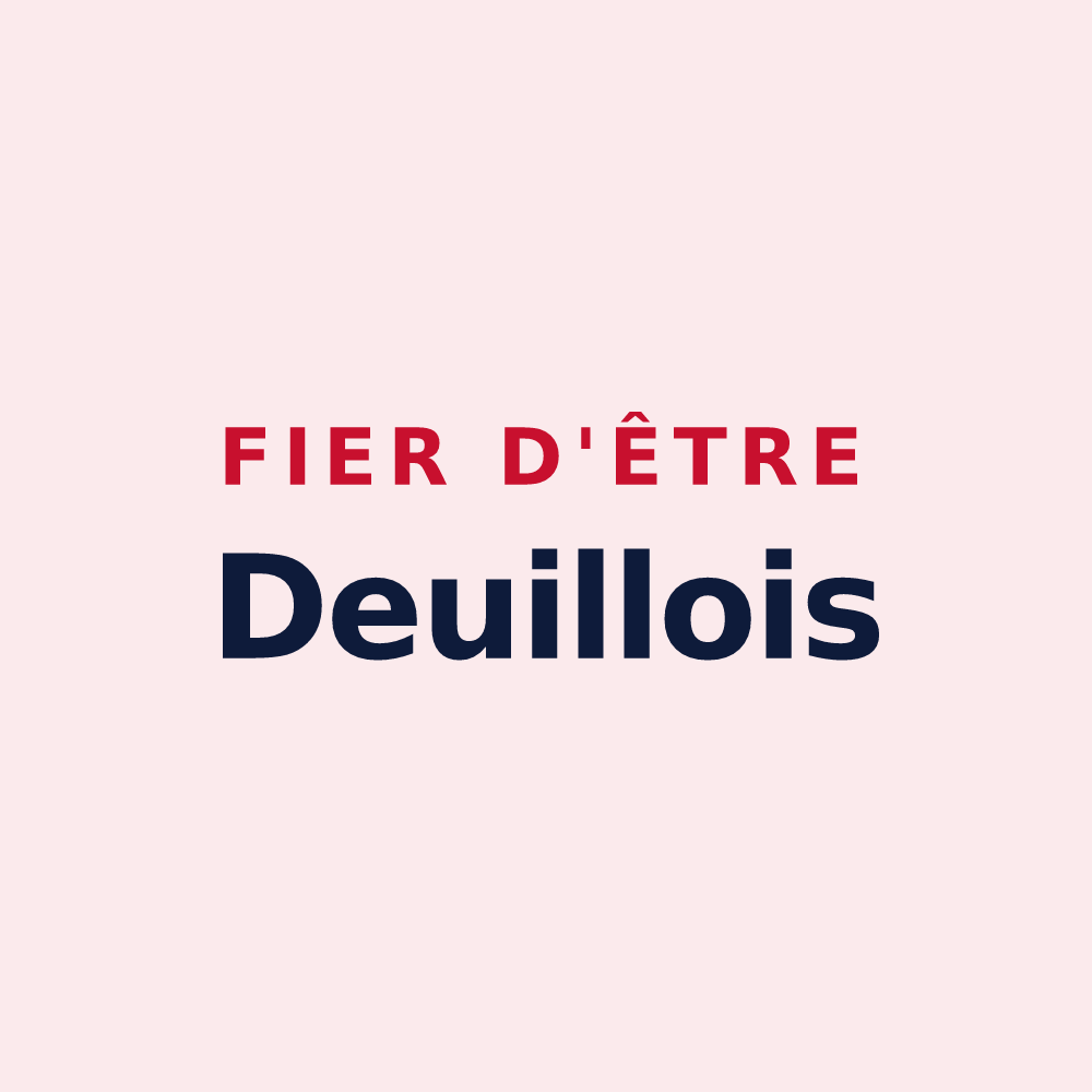 Magnet « Fier d'être Deuillois » — design pour Deuil-la-Barre
