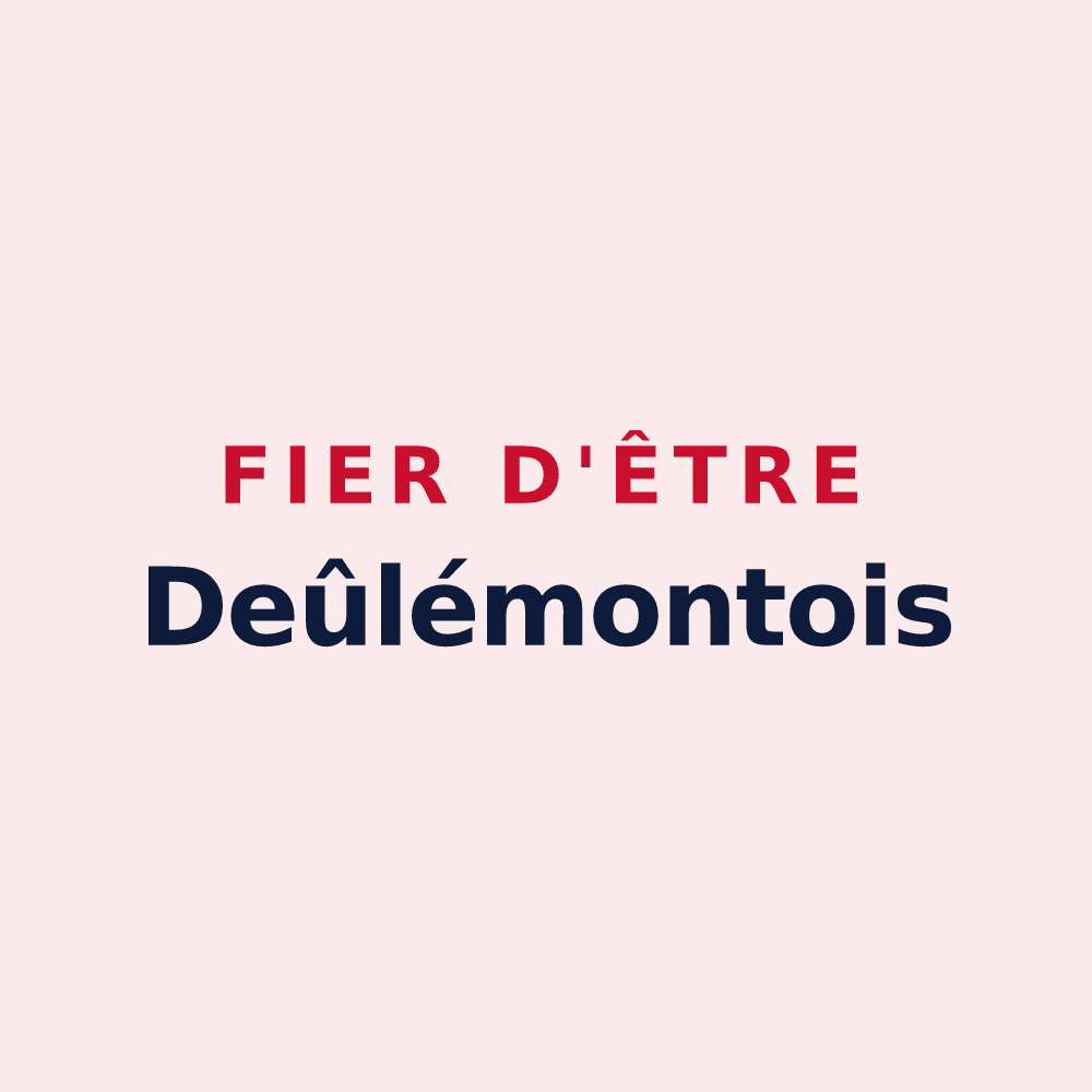 Magnet « Fier d'être Deûlémontois » — design pour Deûlémont