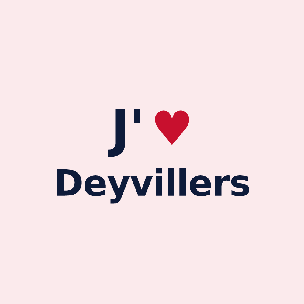 Magnet personnalisé Deyvillers — design J'aime Deyvillers