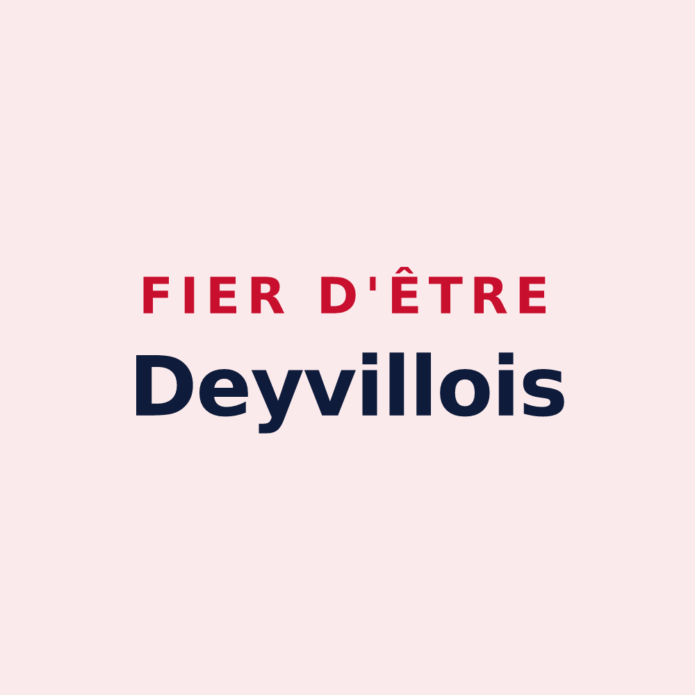 Magnet « Fier d'être Deyvillois » — design pour Deyvillers