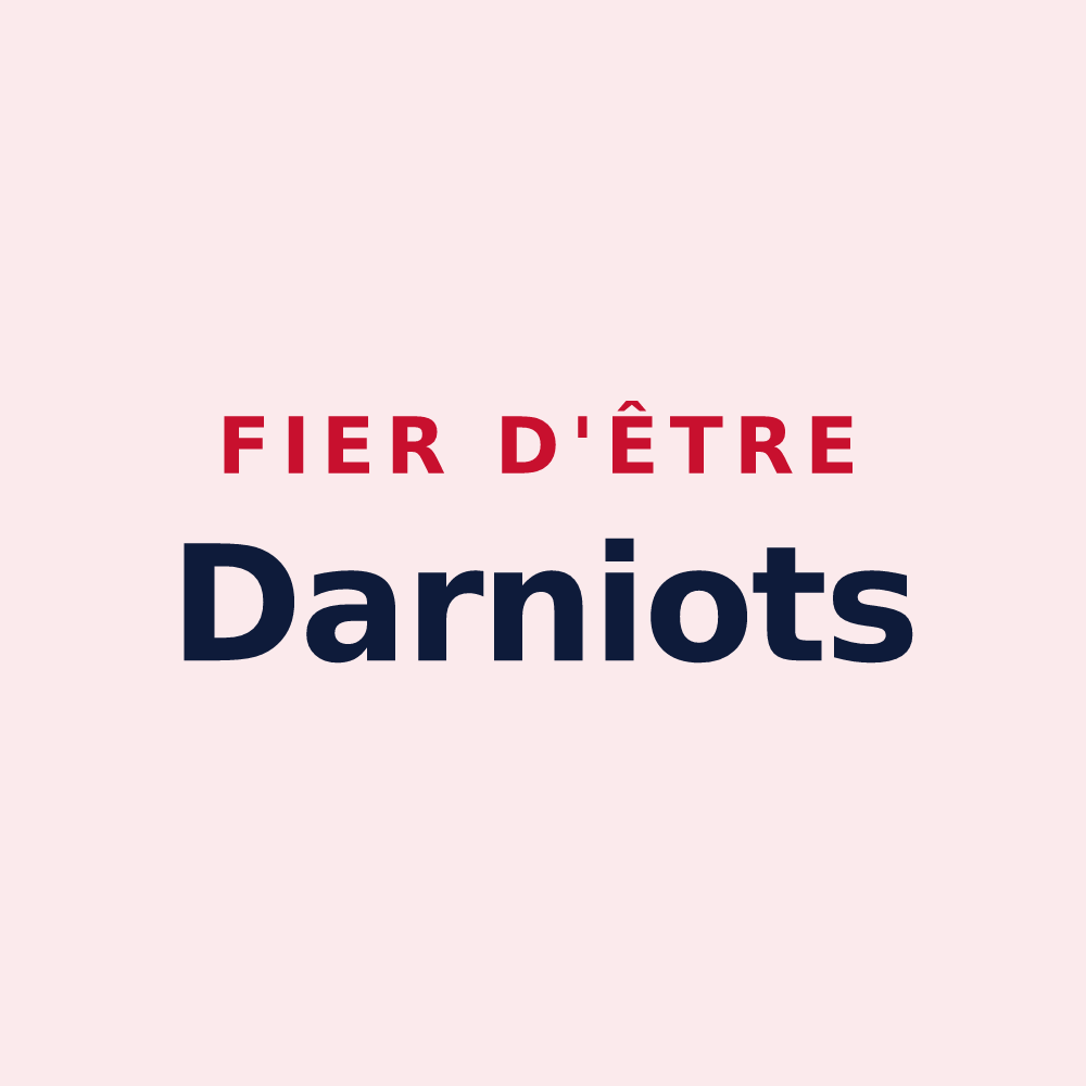 Magnet « Fier d'être Darniots » — design pour Diant