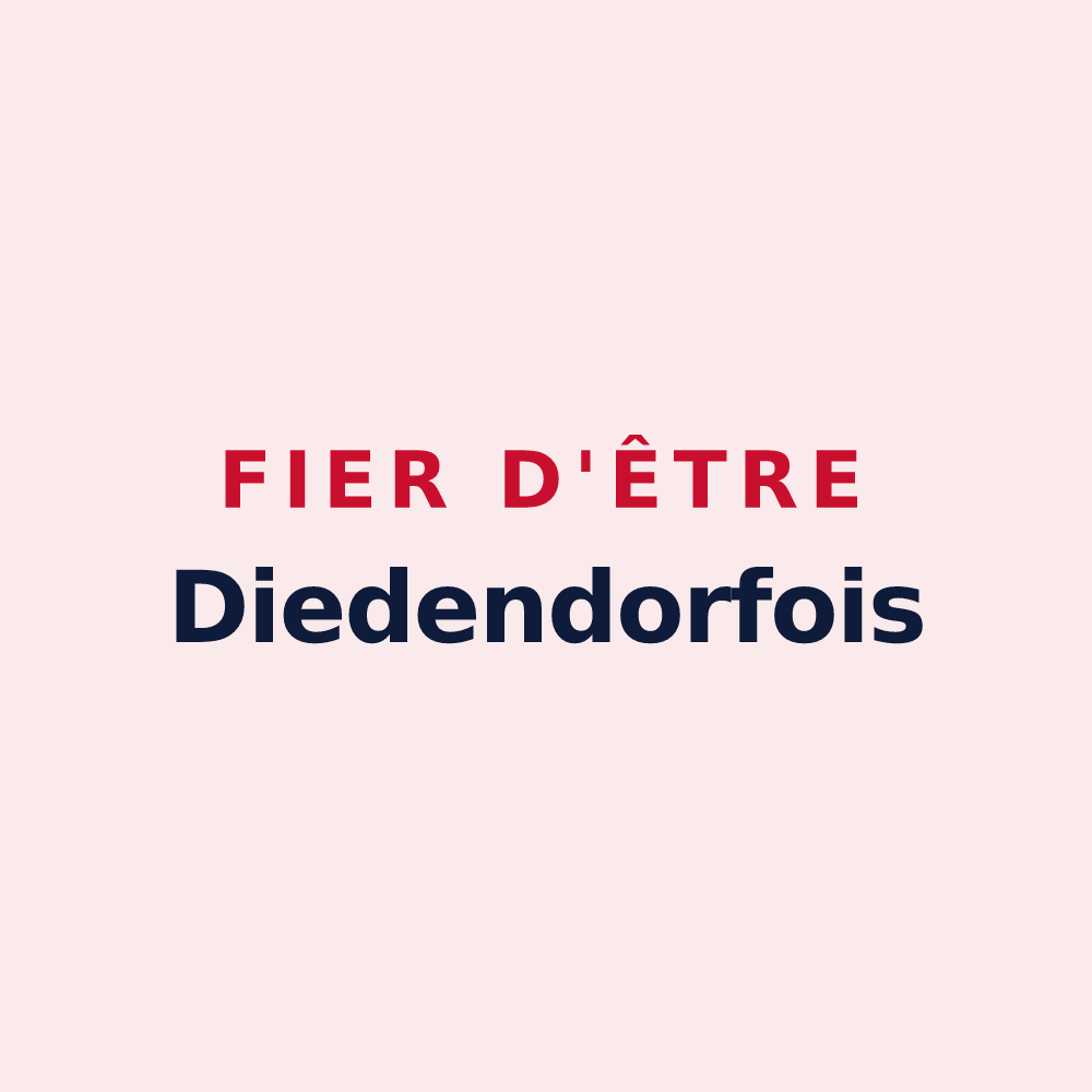 Magnet « Fier d'être Diedendorfois » — design pour Diedendorf