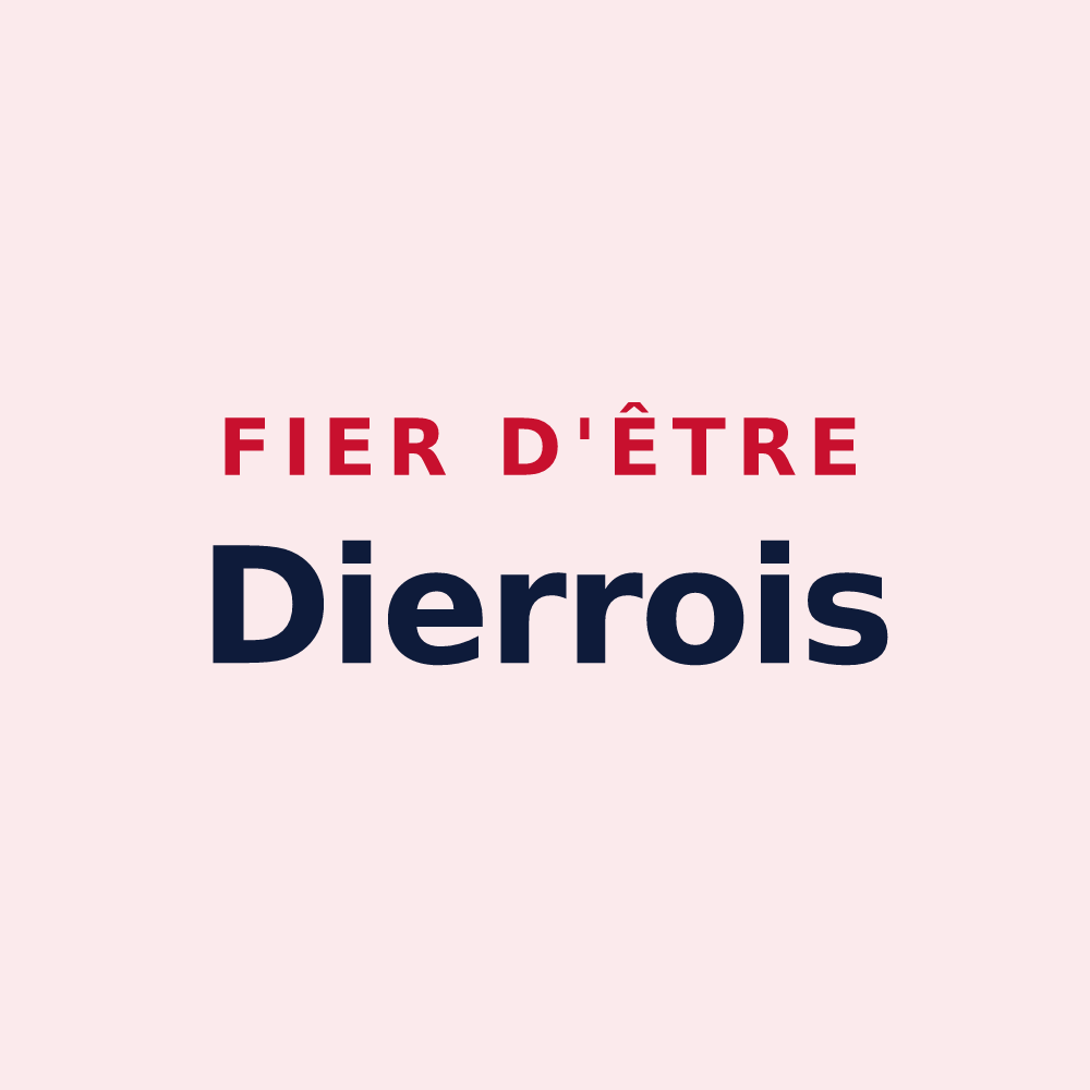 Magnet « Fier d'être Dierrois » — design pour Dierre