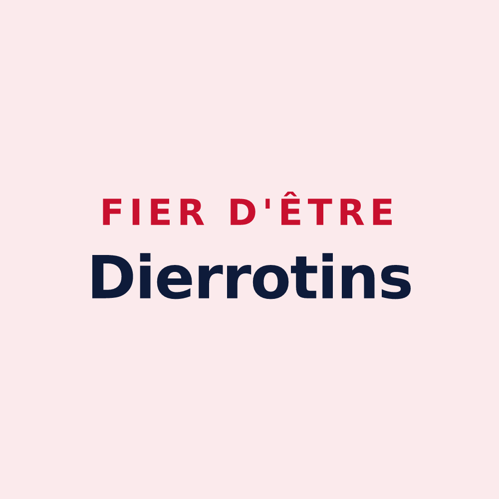 Magnet « Fier d'être Dierrotins » — design pour Dierrey-Saint-Pierre
