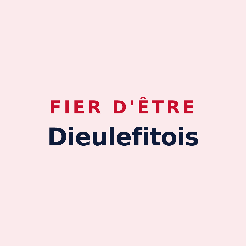 Magnet « Fier d'être Dieulefitois » — design pour Dieulefit