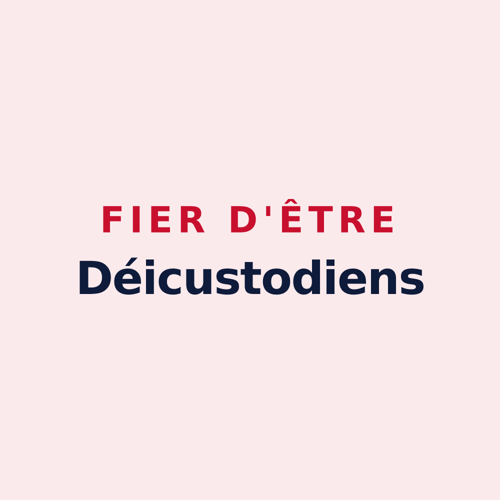 Magnet « Fier d'être Déicustodiens » — design pour Dieulouard