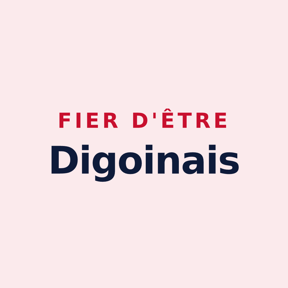 Magnet « Fier d'être Digoinais » — design pour Digoin