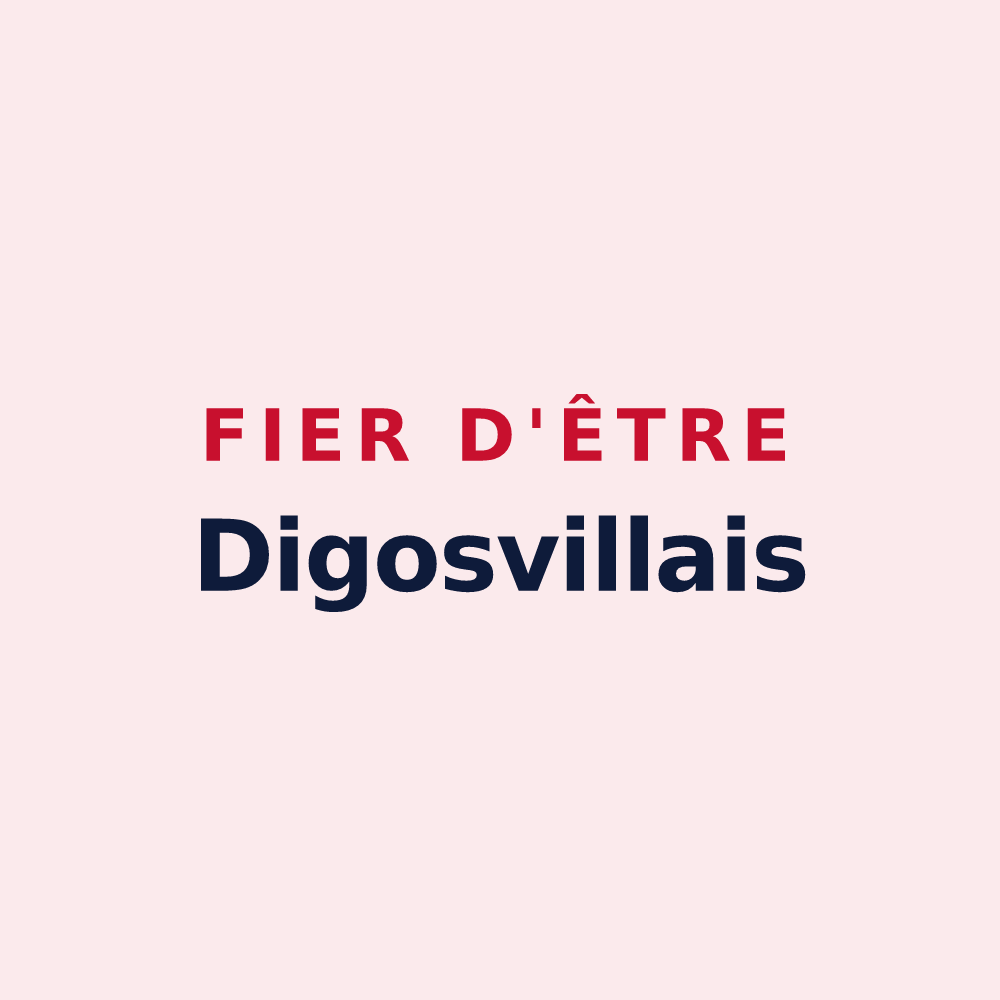 Magnet « Fier d'être Digosvillais » — design pour Digosville