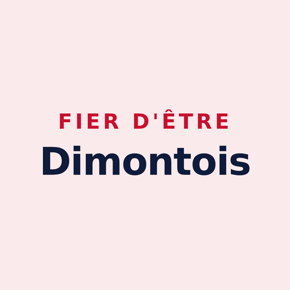 Magnet « Fier d'être Dimontois » — design pour Dimont