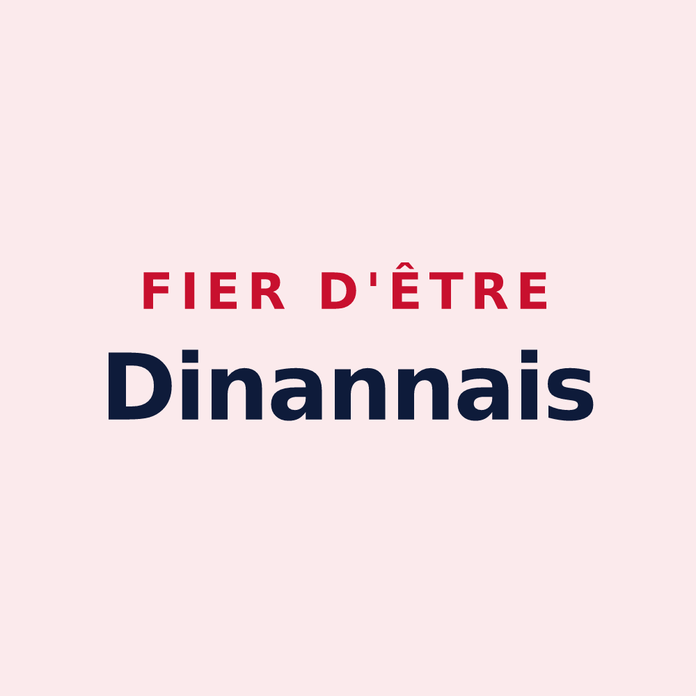 Magnet « Fier d'être Dinannais » — design pour Dinan
