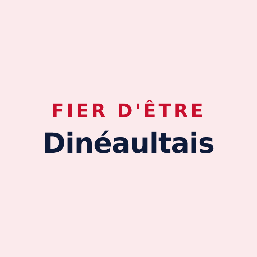 Magnet « Fier d'être Dinéaultais » — design pour Dinéault