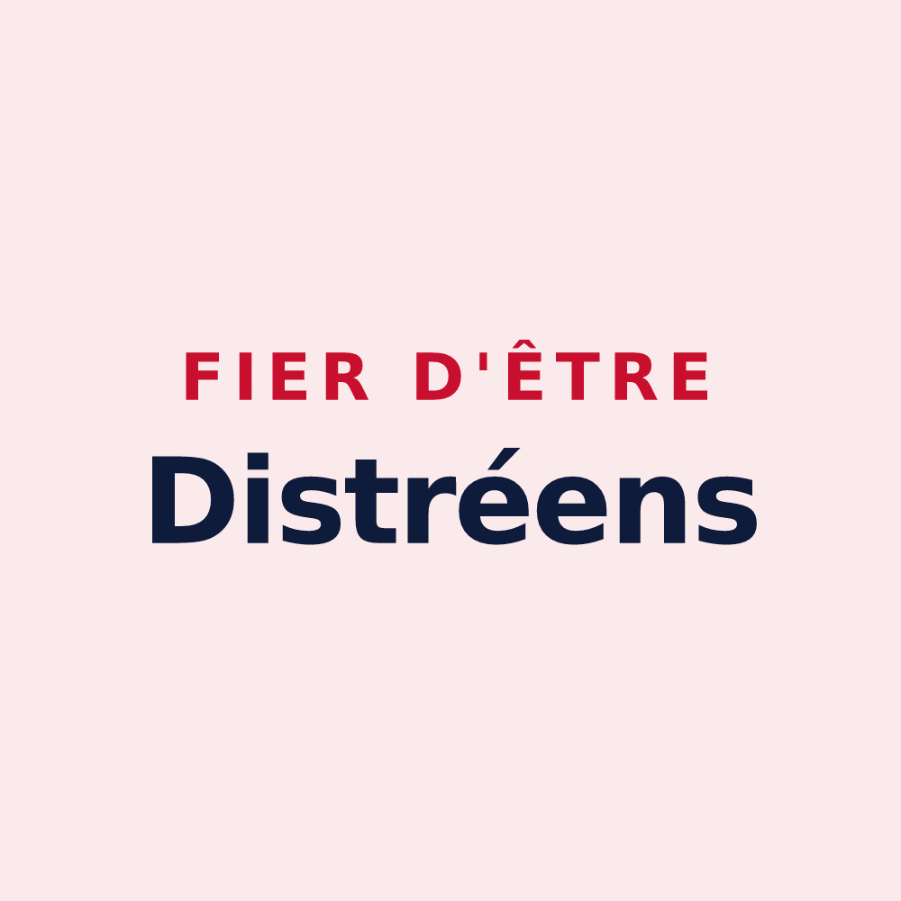Magnet « Fier d'être Distréens » — design pour Distré