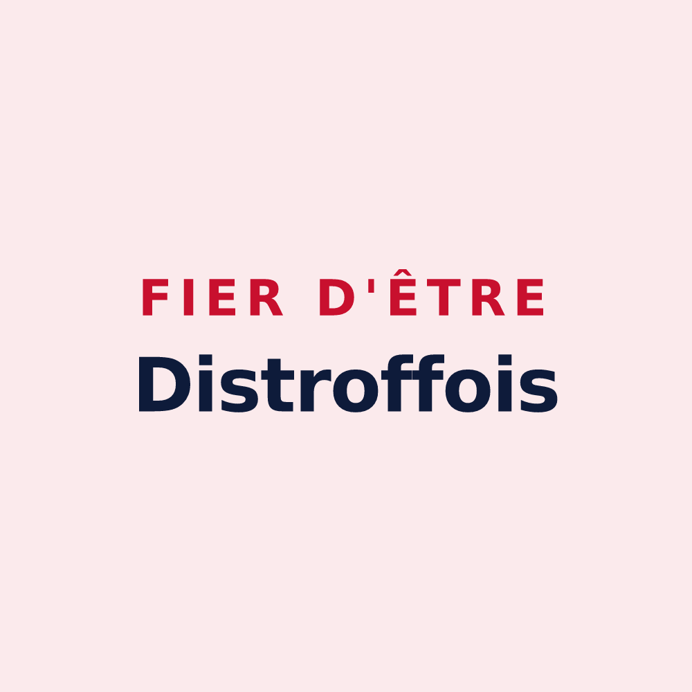 Magnet « Fier d'être Distroffois » — design pour Distroff