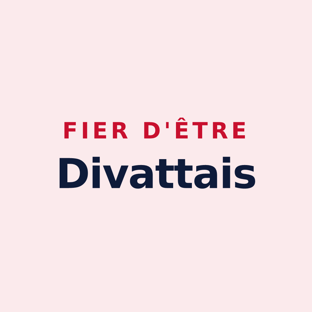 Magnet « Fier d'être Divattais » — design pour Divatte-sur-Loire