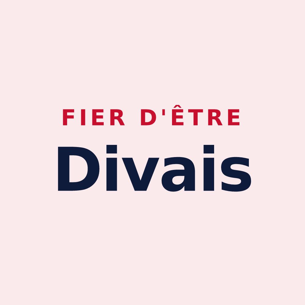 Magnet « Fier d'être Divais » — design pour Dives-sur-Mer