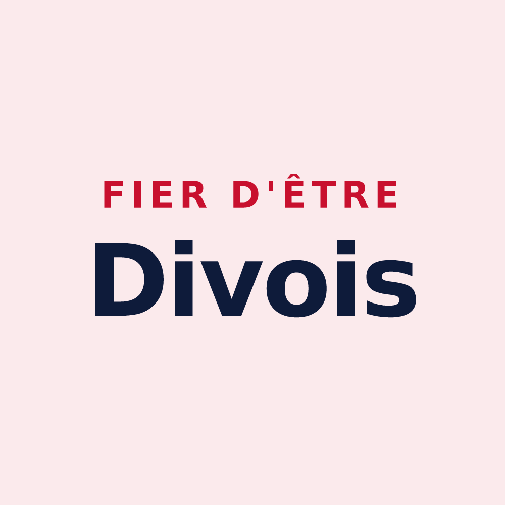Magnet « Fier d'être Divois » — design pour Dives