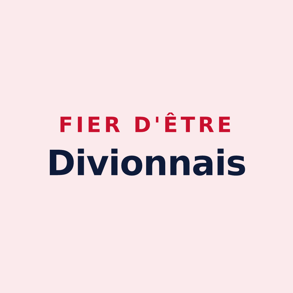 Magnet « Fier d'être Divionnais » — design pour Divion