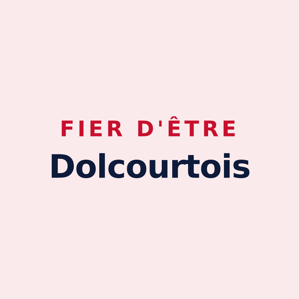 Magnet « Fier d'être Dolcourtois » — design pour Dolcourt