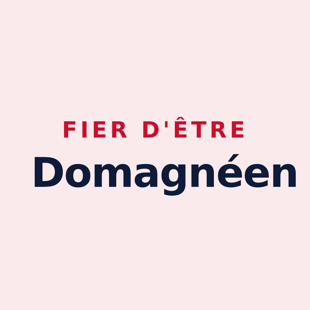 Magnet « Fier d'être Domagnéen » — design pour Domagné