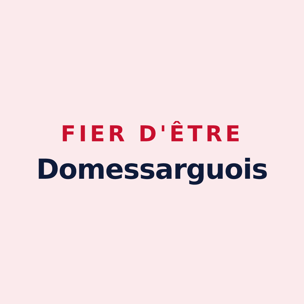 Magnet « Fier d'être Domessarguois » — design pour Domessargues